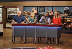 Judging Guy's Grocery Games with Catherine, Melissa and Guid